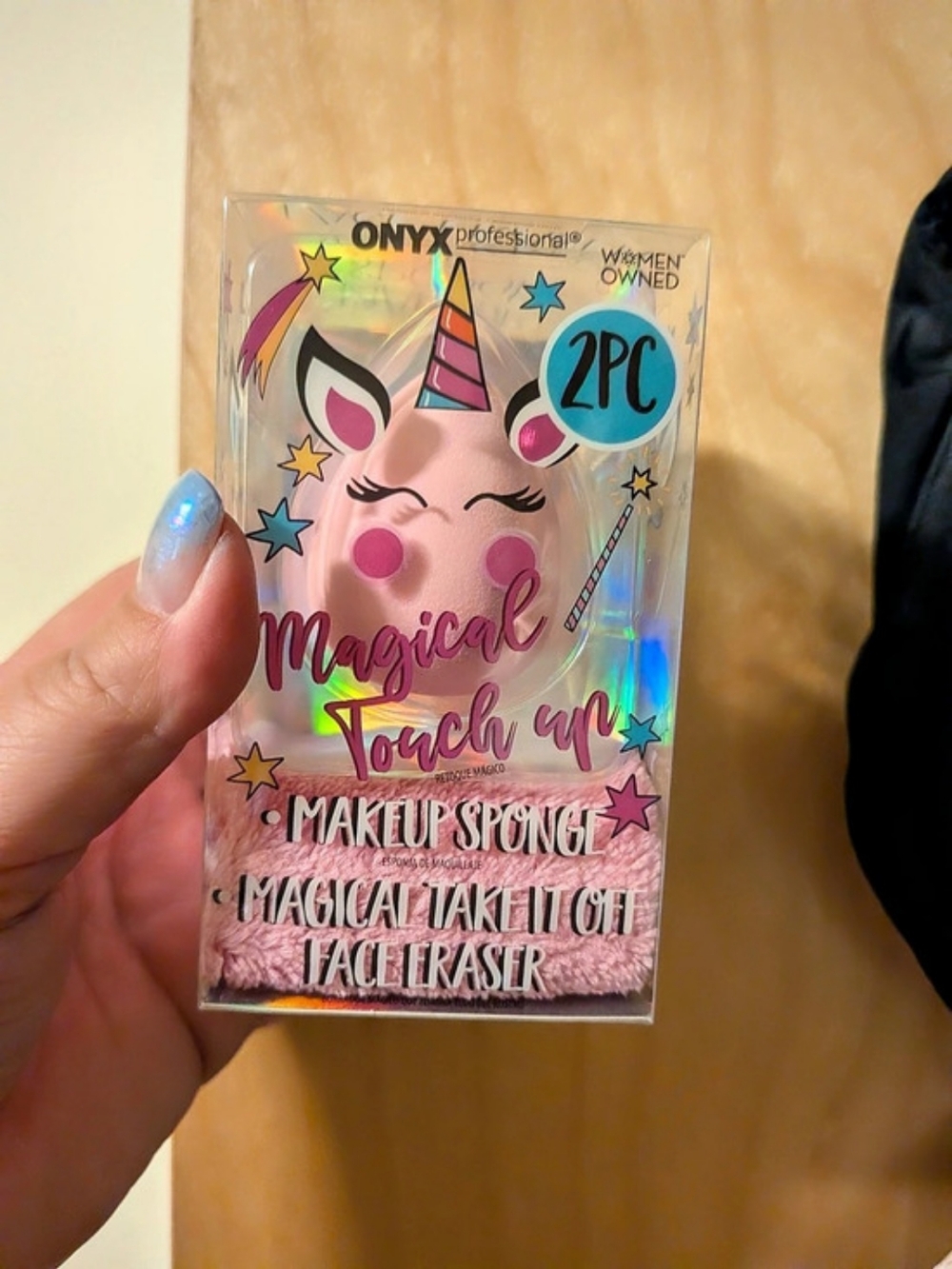 Onyx Professional Magical Touch Up Makeup Sponge + Mystical Take It Off Face